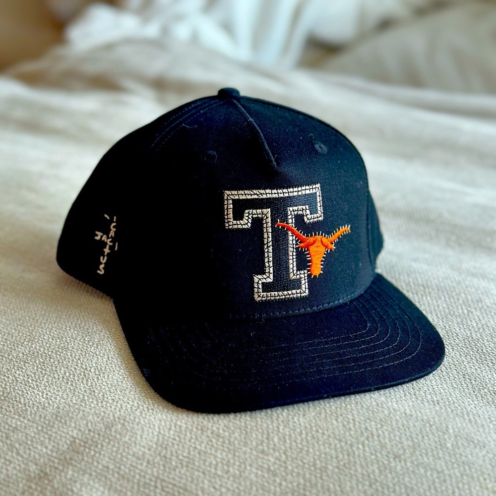 Travis Scott x Mitchell & Ness Texas Longhorns Snapback Hat
